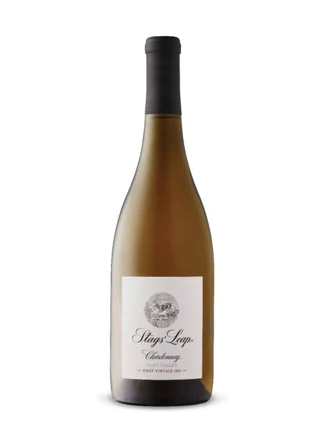 A bottle of Stag’s Leap Chardonnay