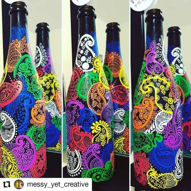 How to Paint Glass Bottle 30 Bottle Painting Ideas