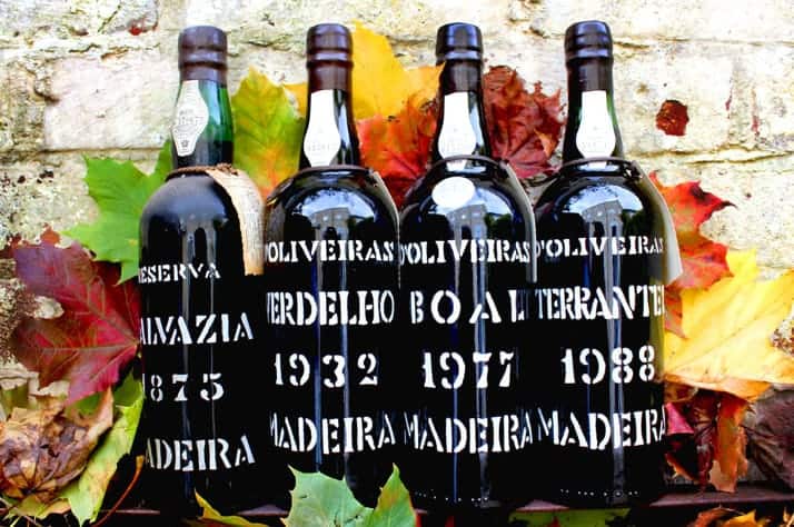 Different types of Madeira
