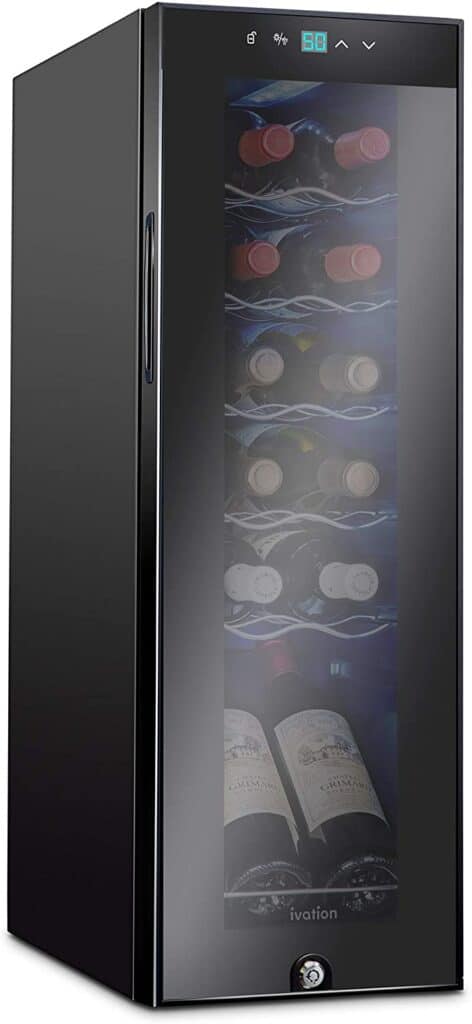 very small wine fridge