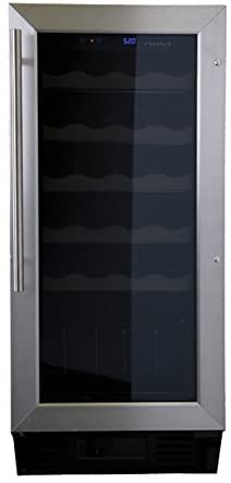 Haier HVCE15BBH Built-In or Freestanding 26-Bottle Wine Cellar